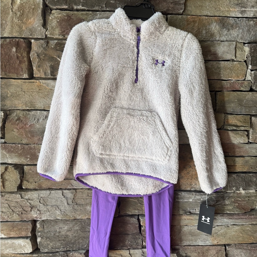 NWT Girl’s Under Armour 2 pc outfit 6X
